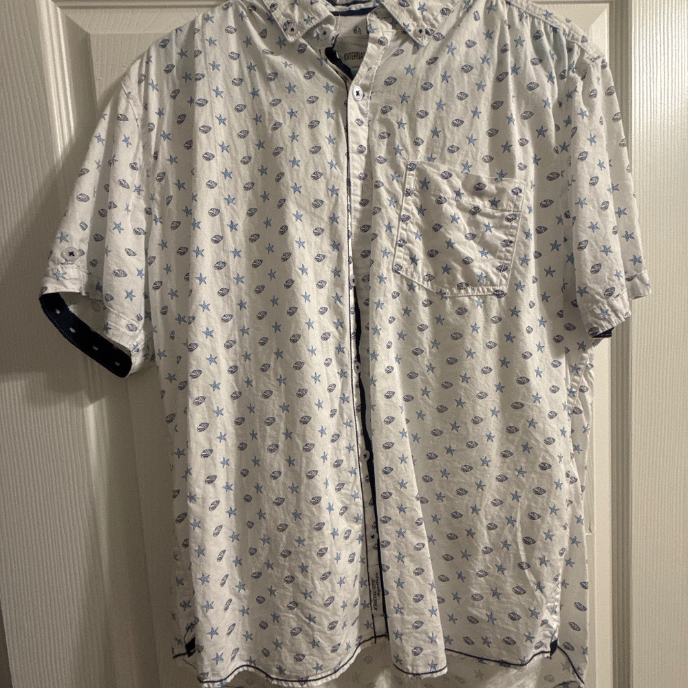 International Report Size Large Seashell Pattern